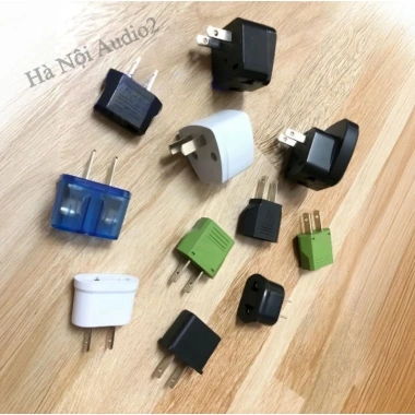 Phích cắm điện chuyển chân tròn sang dẹt cao cấp Nhật Canada du lịch 14.000₫ 2