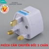 Phích cắm điện chuyển đổi 3 chấu sang 2 chấu đa năng 220V - Giá 8.000đ 2