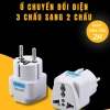 Phích Cắm Điện Chuyển Đổi 3 Chấu Sang 2 Chấu Phích Tròn 10.421 - Giá 18.000đ