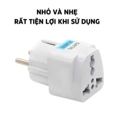 Phích Cắm Điện Chuyển Đổi 3 Chấu Sang 2 Chấu Phích Tròn 10.421 - Giá 18.000đ 4 Phích Cắm Điện Chuyển Đổi 3 Chấu Sang 2 Chấu Phích Tròn 10.421 - Giá 18.000đ 4