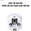 Phích Cắm Điện Chuyển Đổi 3 Chấu Sang 2 Chấu Phích Tròn 10.421 - Giá 18.000đ 5