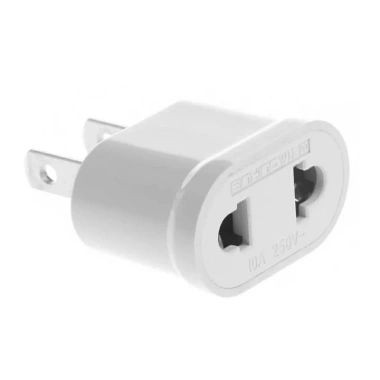 Phích cắm điện chuyển đổi chân dẹp sang chân tròn - Giá 11.880đ, tương thích mọi thiết bị 6