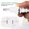 Phích cắm điện chuyển đổi chân tròn sang chân dẹp cho củ sạc IP, giá 28.000₫ 3