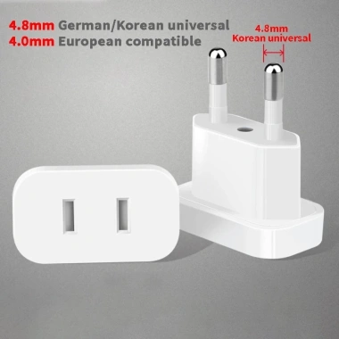 Phích cắm điện chuyển đổi chân tròn sang chân dẹp cho củ sạc IP, giá 28.000₫ 10