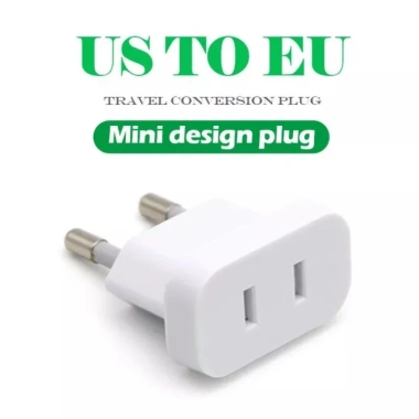 Phích cắm điện chuyển đổi chân tròn sang chân dẹp cho củ sạc IP, nhựa đúc dày đẹp, giá 43.000đ 10