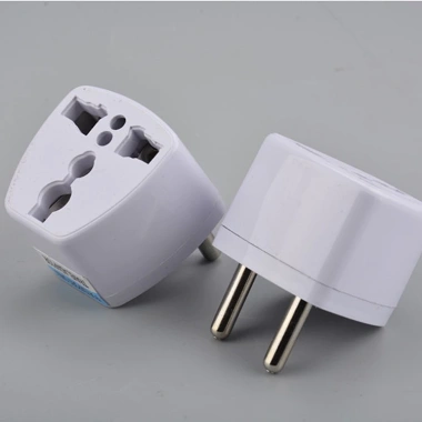Phích Cắm Điện Chuyển Đổi US UK AU EU 2&3 sang EU 2 Chấu Du Lịch Giá 13.500₫