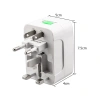 Phích cắm điện đa năng 4 đầu chuyển US UK AU sang chuẩn Việt Nam - 39.000₫ 2