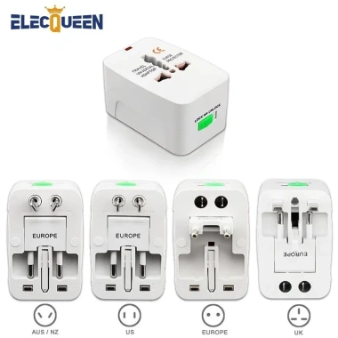 Phích cắm điện đa năng 4 đầu chuyển US UK AU sang chuẩn Việt Nam - 39.000₫ 3
