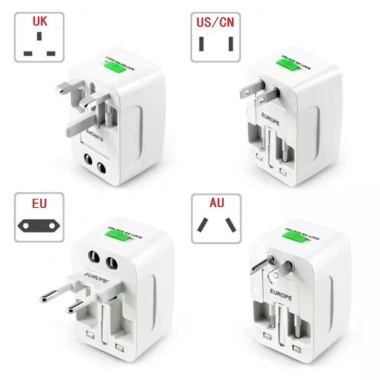 Phích cắm điện đa năng 4 đầu chuyển US UK AU sang chuẩn Việt Nam - 39.000₫ 4