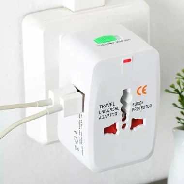 Phích cắm điện đa năng 4 đầu chuyển US UK AU sang chuẩn Việt Nam - 39.000₫ 6