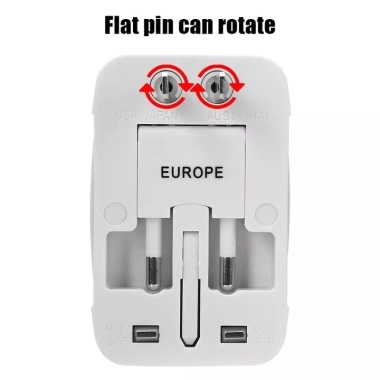 Phích cắm điện đa năng 4 đầu chuyển US UK AU sang chuẩn Việt Nam - 39.000₫ 7