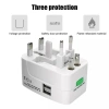 Phích cắm điện đa năng 4 đầu chuyển US UK AU sang chuẩn Việt Nam - 39.000₫ 9