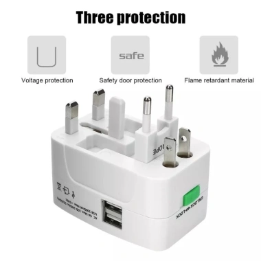 Phích cắm điện đa năng 4 đầu chuyển US UK AU sang chuẩn Việt Nam - 39.000₫ 9