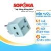 Phích Cắm Điện Đa Năng SOPOKA - Chuyển 1 thành 2 Lỗ Nhỏ Gọn, Phù Hợp Chân Cắm, 40K