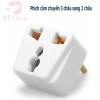 Phích cắm điện Vinakip chuyển đổi 3 chấu sang 2 chấu 10A 250V - Giá 27.013₫