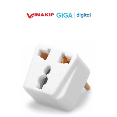 Phích cắm điện Vinakip chuyển đổi ổ 3 sang 2 - Giá chỉ 10.000đ, tiết kiệm ngay
