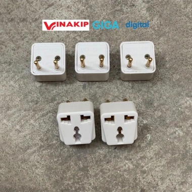 Phích cắm điện Vinakip chuyển đổi ổ 3 sang 2 - Giá chỉ 10.000đ, tiết kiệm ngay