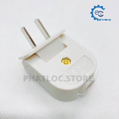 Phích cắm điện xoay chân dẹt 90 độ 10A 250V - Dễ lắp, xoay linh hoạt, chỉ 15.000₫