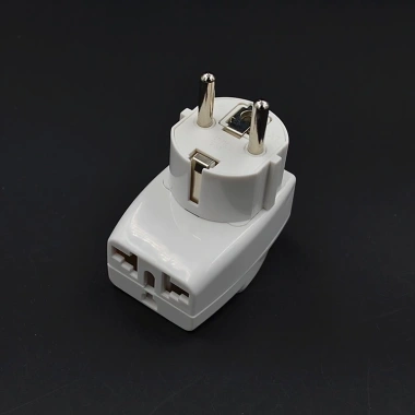 Phích Cắm Du Lịch WDS-9 chuyển đổi Ổ Hàn, Đức, EU sang 2 chân VN, chia 3 giá 65k