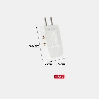Phích Cắm Gật Gù Taky 3 Ổ Cắm Xoay 180° Dành cho Không Gian Hẹp, An Toàn, Tiện Dụng - Giá Ưu Đãi 69.000₫ 2