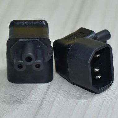 Phích Cắm IEC 320 C14 sang C5 90 độ chuyển đổi bông mai, giá ưu đãi 39.000đ 2