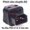 Phích cắm IEC 320 C14 UPS đa năng 10A 250V AU/US/UK/EU – Giá chỉ 35.000đ