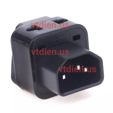 Phích cắm IEC 320 C14 UPS đa năng 10A 250V AU/US/UK/EU – Giá chỉ 35.000đ