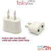 Phích Cắm Taky 8.601 - Chuyển Đổi Chân Dẹt Sang Chân Tròn, Đầu Nhỏ Gọn Tiện Dụng, 18.999₫ 2