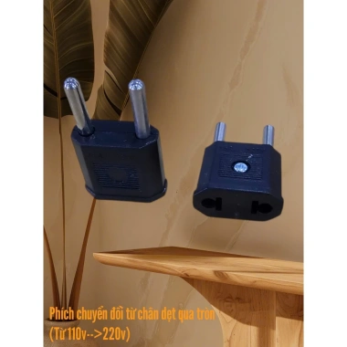 Phích chuyển đổi đa năng Shinsung Hàn Quốc - Chân tròn, chuyển 110V sang 220V, giá 15.000 VND 2