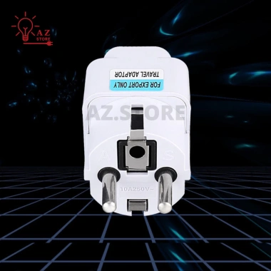Phích chuyển đổi Mã P8 đa quốc gia (Đức, Pháp, Hàn Quốc, Nga) – Đầu cắm 2-3 chân công suất lớn, giá chỉ 22.000₫ 2