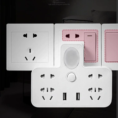 Phích chuyển đổi sạc thông minh 2 chân, 2 cổng USB, đèn LED, công tắc đa năng, giá chỉ 137.000đ, giảm giá mạnh
