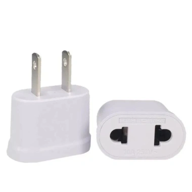 Phích Chuyển US-JP Đài, Ổ Chuyển Đổi Nhỏ Gọn Chân Tròn Sang Dẹt - Giá 19.000 VND 2