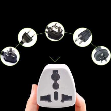 Phích Điện Taky 3 Chân sang 2 Chân Dẹt US-JP, Đầu Chuyển Đổi Nhỏ Gọn - 19.000 VND 5