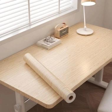 Phim Dán Vân Gỗ Dày Dặn Loại 1 Bám Chắc Dán Cửa Kệ Có Thể Sấy Nhiệt PVG-10 20k 3