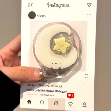 Phim hoạt hình dễ thương Star Moon - Giá đỡ điện thoại di động mở rộng giá 25.300₫