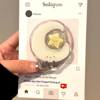 Phim hoạt hình dễ thương Star Moon - Giá đỡ điện thoại di động mở rộng giá 25.300₫
