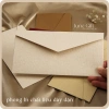 Phòng bì 250g vân vải retro 22x11cm - Set làm thư tay, quà tặng giá 17.000đ 6