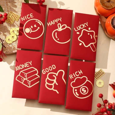 Phong Bì Tiền 2.026 Năm Ngựa Gói Đỏ - Angpao Tết Nguyên Đán, CNY, Sinh Nhật