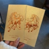 Phong bì tiền Ngựa 2.026 Đỏ sang trọng, in logo công ty, tùy chỉnh Angpao Hongbao Fu Vàng - Giá 99.540₫ 9