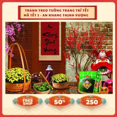 Phông nền chụp ảnh Tết 2.026 - Tranh vải treo tường trang trí, giá chỉ 99.000đ (124.740đ)