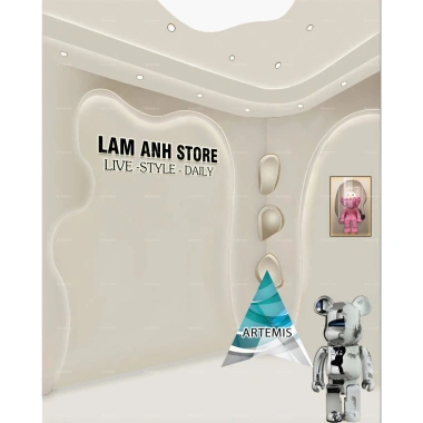 Phông nền Livestream Artemis Decor Phông Live thời trang nữ, in kích thước yêu cầu, giá ưu đãi 154.230₫