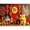 Phông nền Livestream Artemis Decor Tết Cực lung linh, in kích thước tùy chỉnh 159k 5