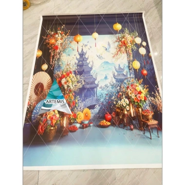 Phông nền Livestream & Checkin Artemis.Decor mẫu Tết đẹp, in theo yêu cầu, chỉ 159.000₫ 4