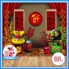 Phông nền Tết Bính Ngọ 2.026 tranh vải treo tường, backdrop sự kiện Chúc Mừng Năm Mới - Giá ưu đãi 149.000₫