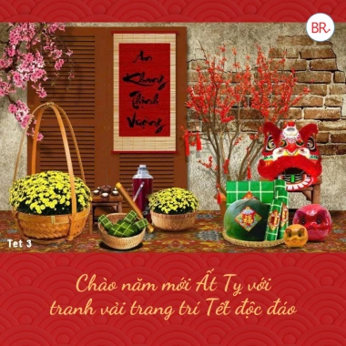 Phông nền Tết Bính Ngọ 2.026 tranh vải treo tường, backdrop sự kiện Chúc Mừng Năm Mới - Giá ưu đãi 149.000₫ 2