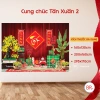 Phông nền Tết Bính Ngọ 2.026 tranh vải treo tường, backdrop sự kiện Chúc Mừng Năm Mới - Giá ưu đãi 149.000₫ 7