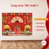 Phông nền Tết Bính Ngọ 2.026 tranh vải treo tường, backdrop sự kiện Chúc Mừng Năm Mới - Giá ưu đãi 149.000₫ 8