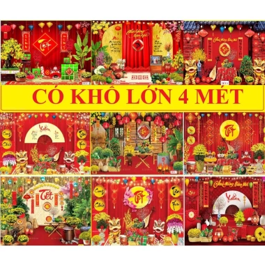 Phông nền tranh Tết 2.026 - Tranh vải 6D Bính Ngọ rõ nét, giảm giá 159.000₫