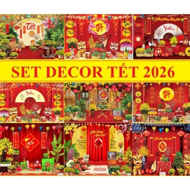 Phông nền tranh Tết 2.026 - Tranh vải 6D Bính Ngọ rõ nét, giảm giá 159.000₫