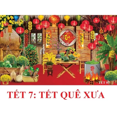 Phông nền tranh Tết 2.026 - Tranh vải 6D Bính Ngọ rõ nét, giảm giá 159.000₫